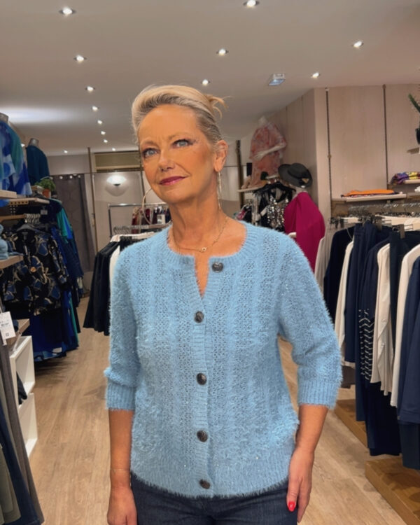 gilet manches courtes bianca