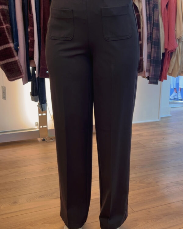 pantalon droit marron street one