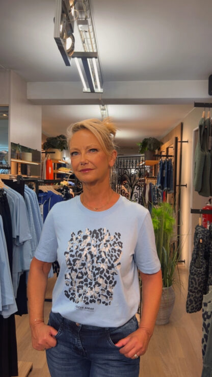 T-shirt imprimé léopard cecil
