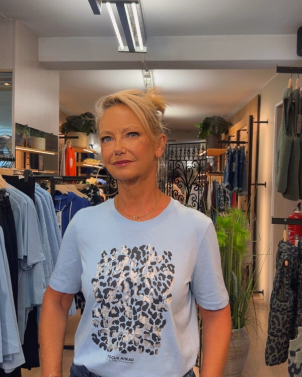 T-shirt imprimé léopard cecil