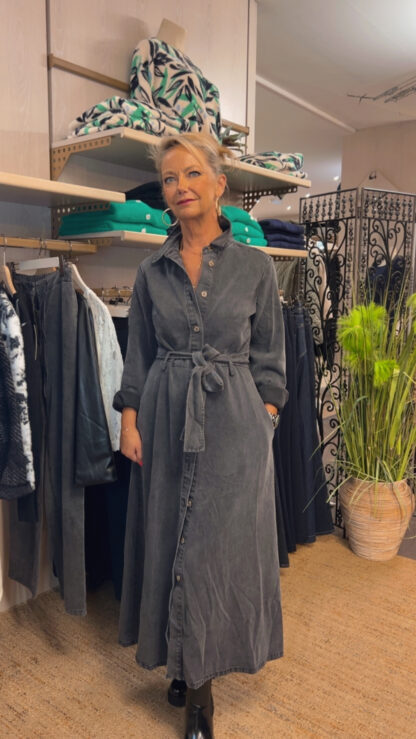 robe longue grise lola espeleta