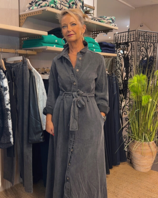 robe longue grise lola espeleta
