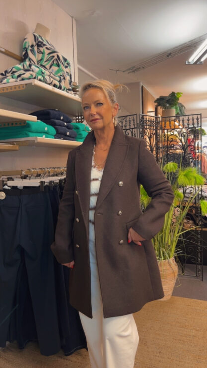 manteau mi-loàng cintre morgan