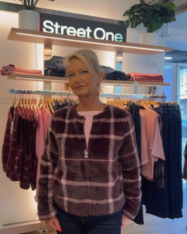 veste en fausse fourrure street one